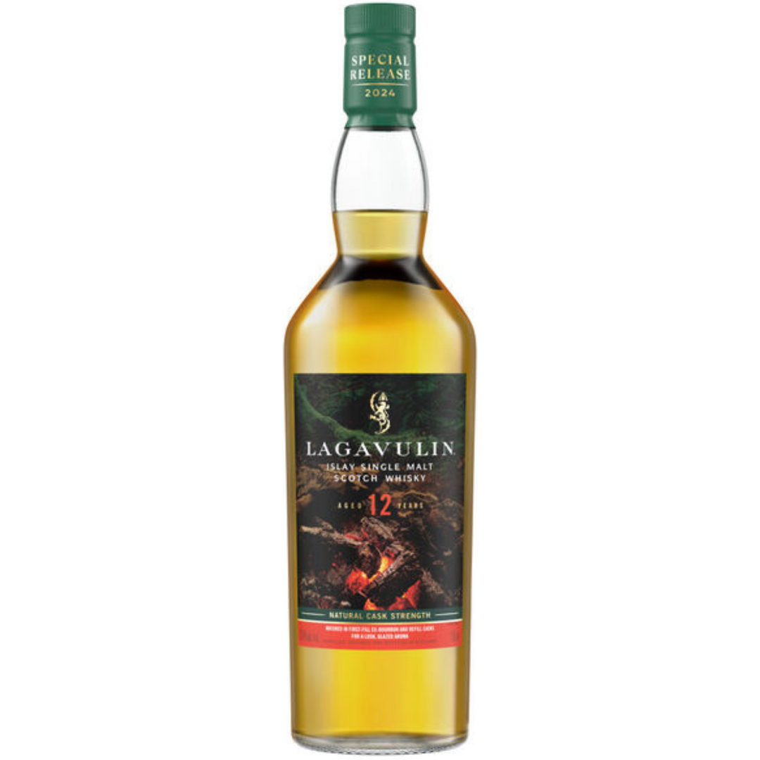 Lagavulin Single Malt Scotch Natural Cask Strength Special Release 2024 12 Year
