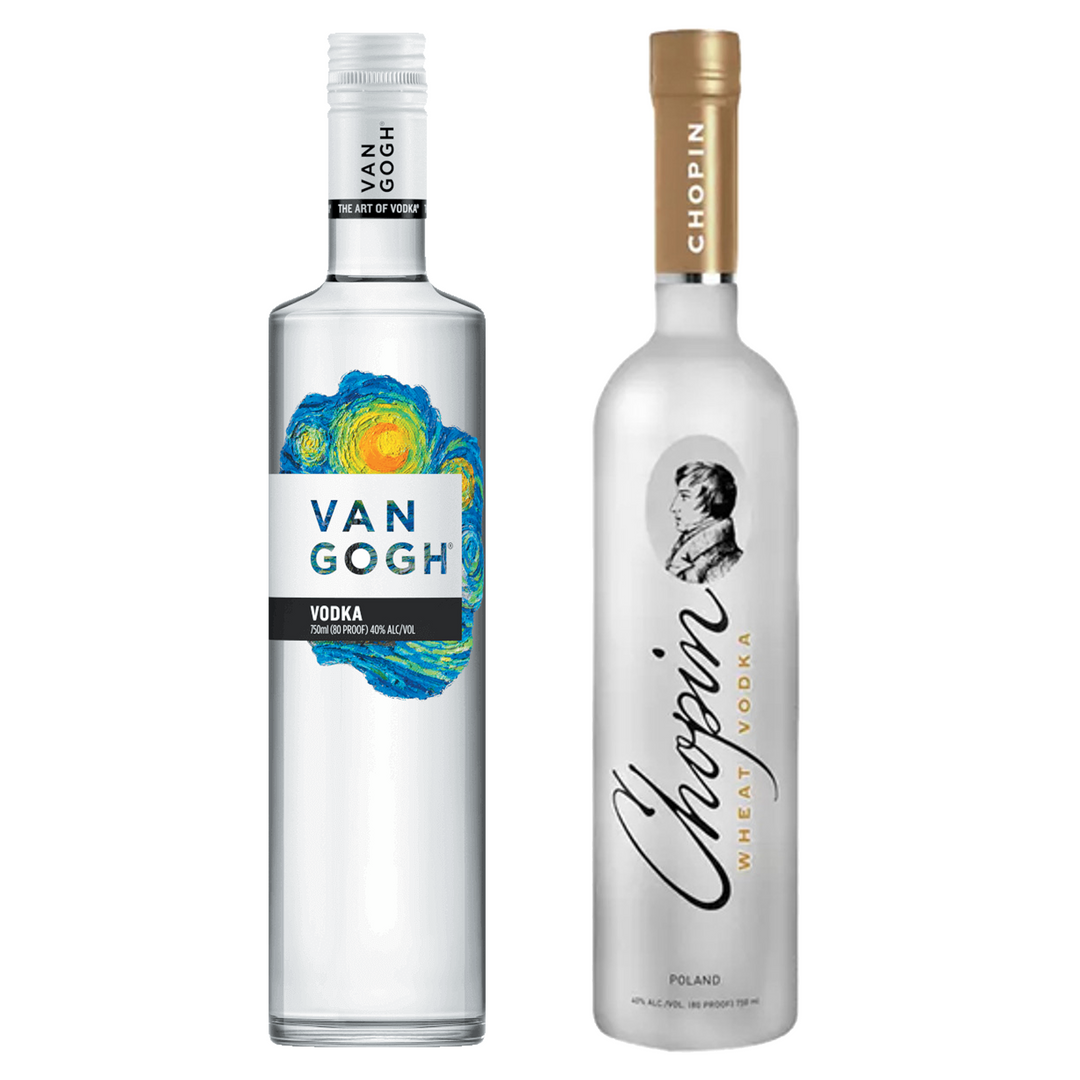 Van Gogh Vodka & Chopin Wheat Vodka Bundle