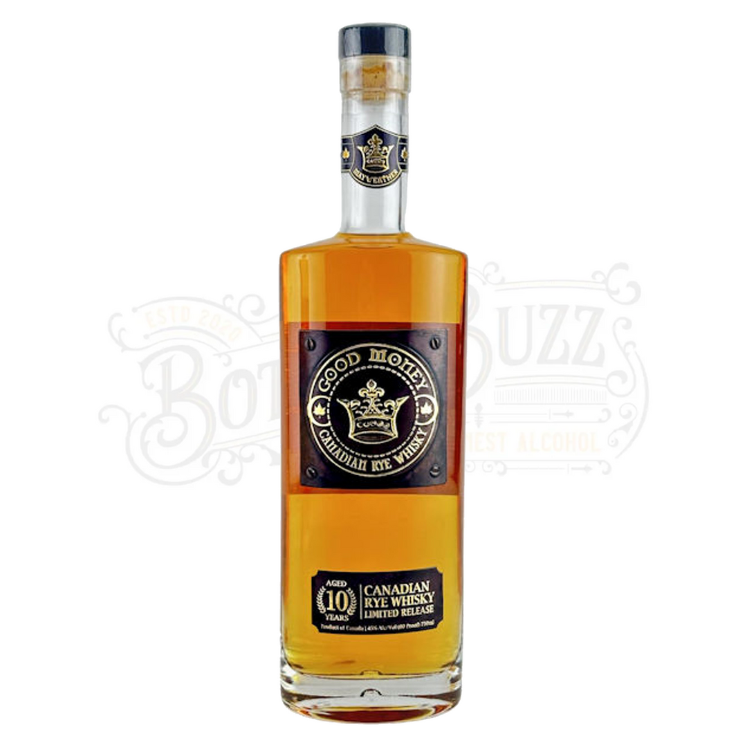 Good Money Canadian Rye Whisky Limited Release 10 Year
