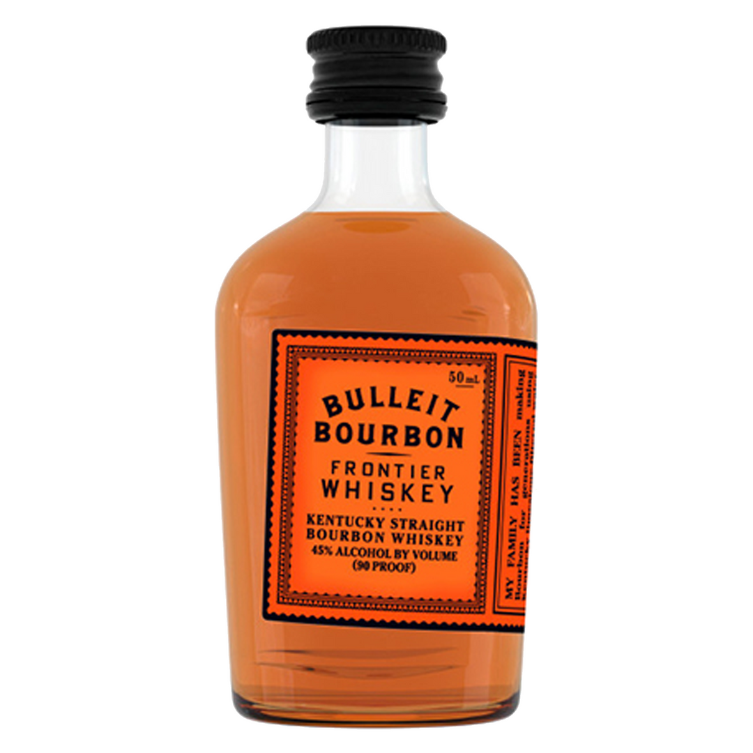 Bulleit Straight Bourbon Frontier Whiskey 50ml 10 Pack
