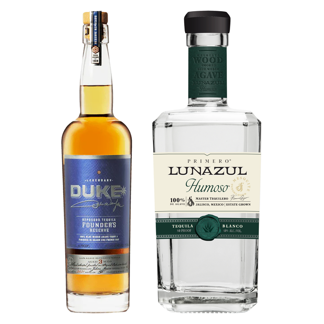 Duke Tequila Reposado Founder's Reserve & Lunazul Tequila Smoked Blanco El Humoso Bundle