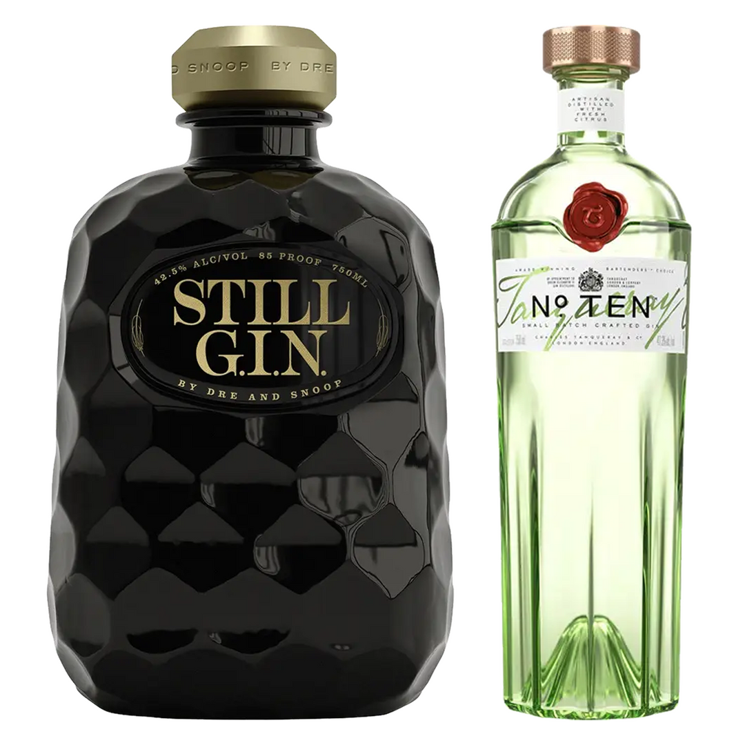 Still G.I.N. Dry Gin & Tanqueray London Dry Gin Batch Distilled No. Ten Bundle