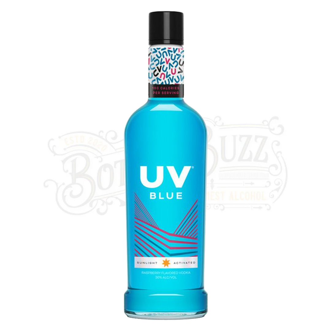 Uv Blue Raspberry Flavored Vodka 375ml