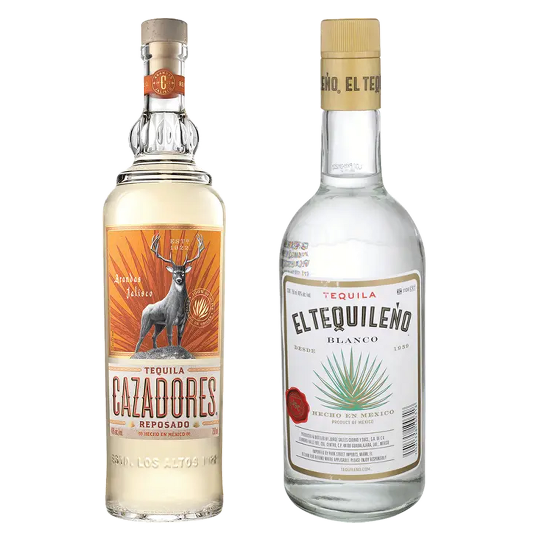 Cazadores Tequila Reposado & El Tequileno Tequila Blanco Bundle