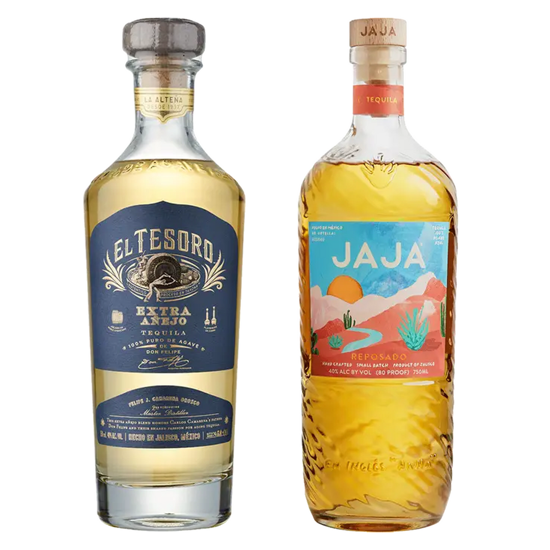 El Tesoro Tequila Extra Anejo & Jaja Tequila Reposado Small Batch Bundle