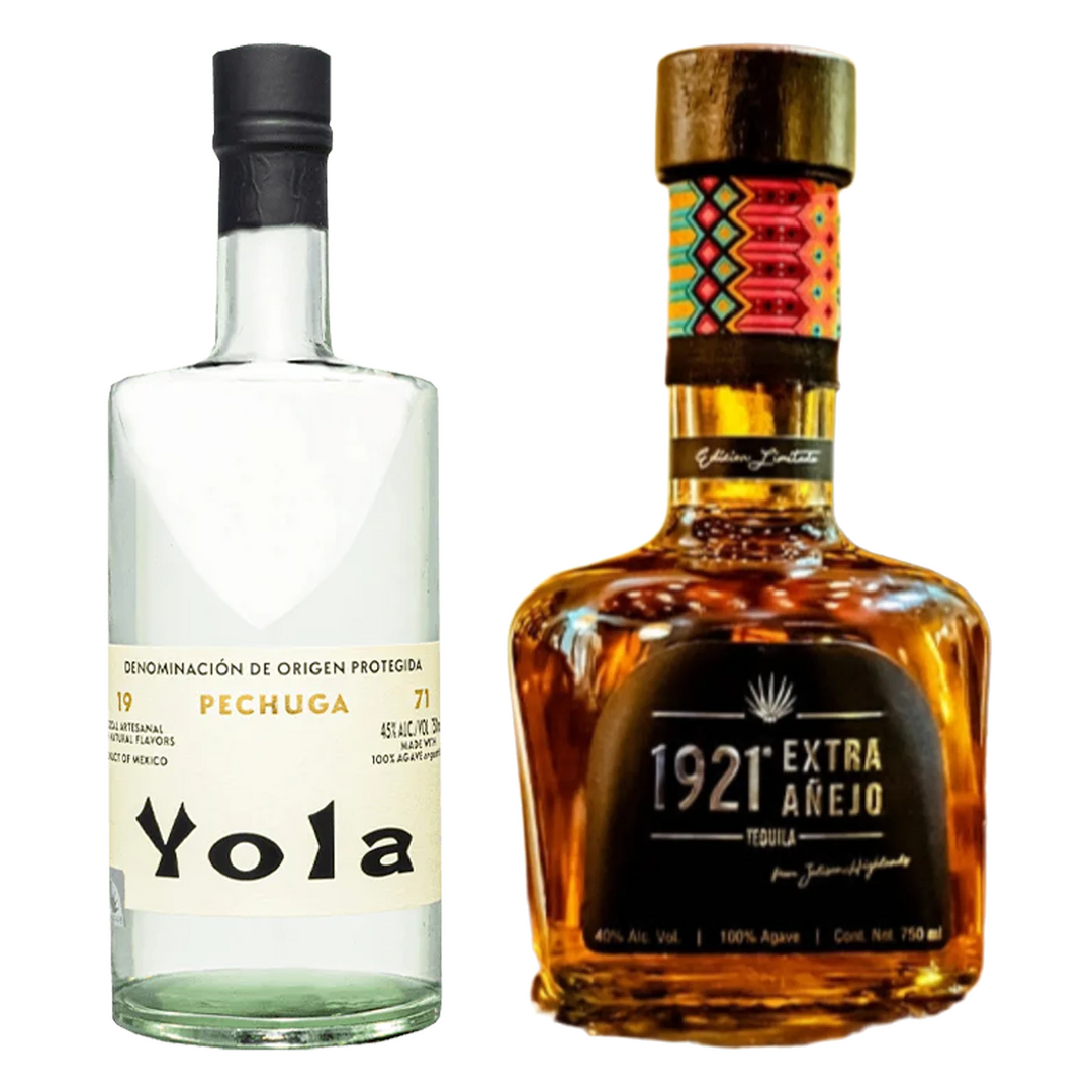 Yola Mezcal Artesanal Pechuga & Casa 1921 Tequila Extra Anejo Bundle