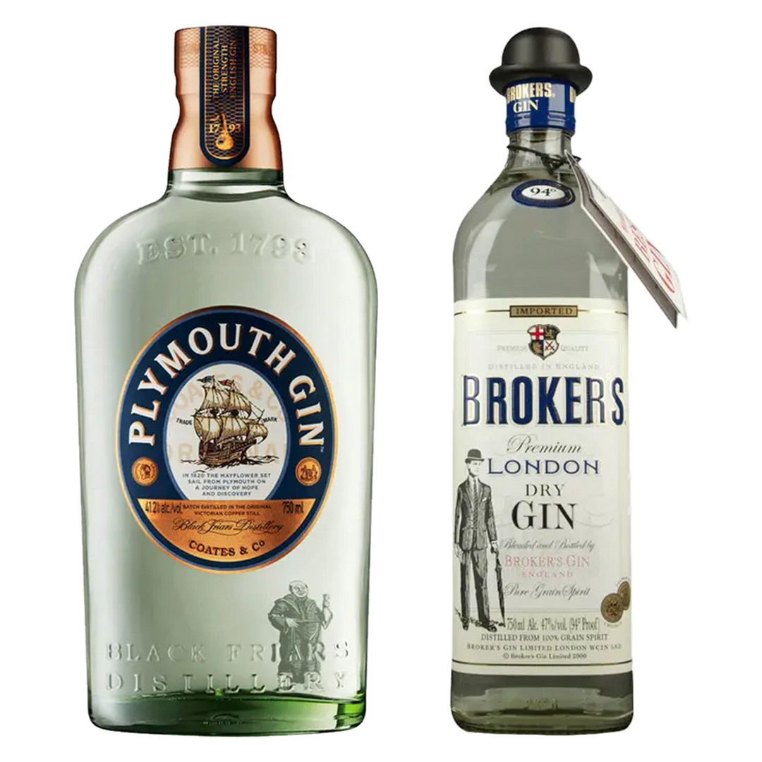 Plymouth Gin & Broker's Gin Bundle