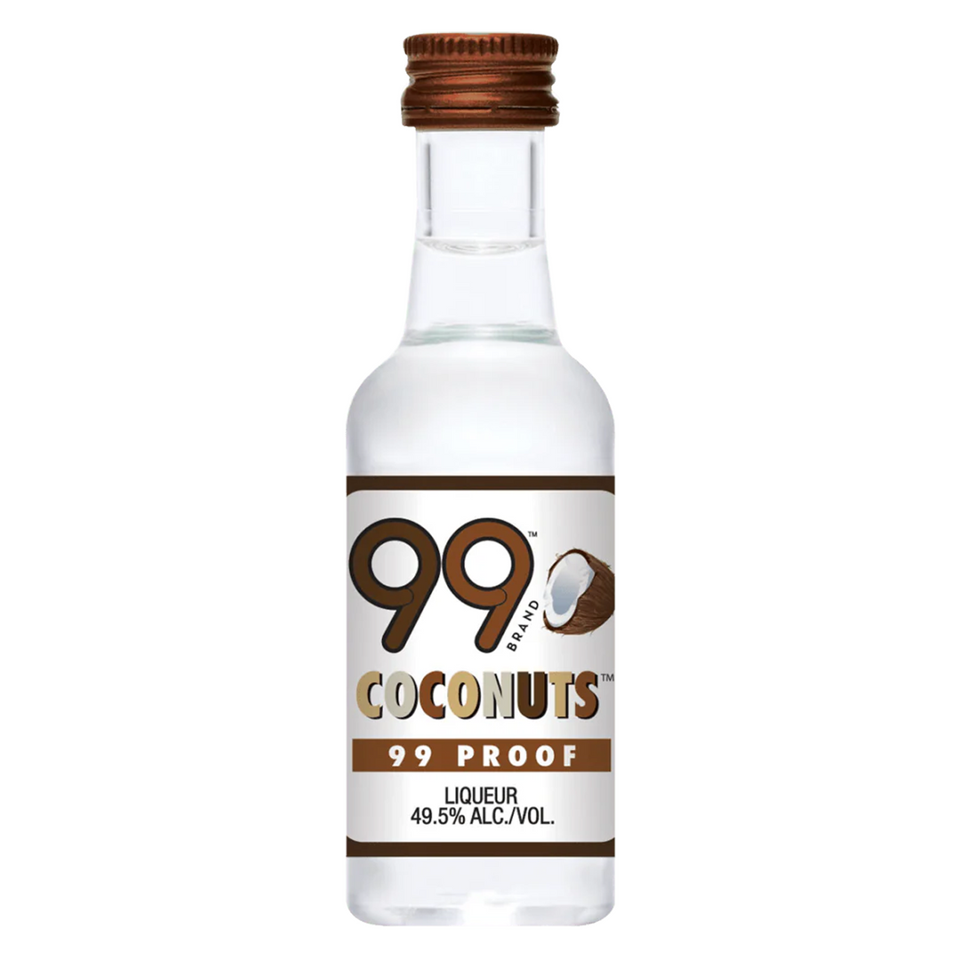 99 Brand Coconut Schnapps 50 ml 12 Pack