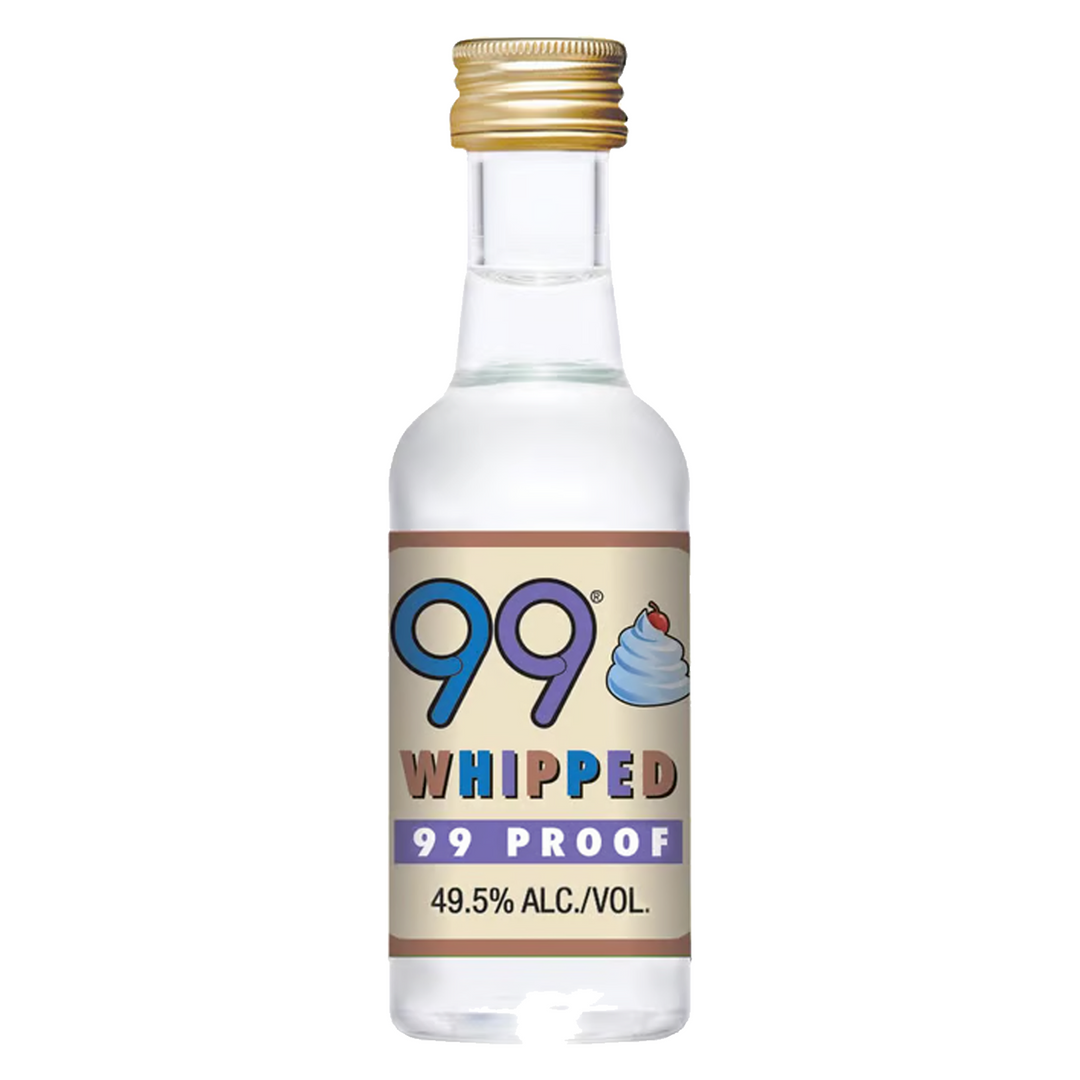 99 Brand Whipped Cream Schnapps 50ml 12 Pack