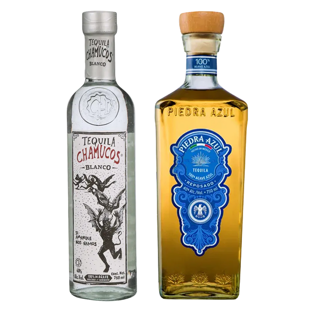 Chamucos Tequila Extra Anejo & Piedra Azul Tequila Reposado Bundle