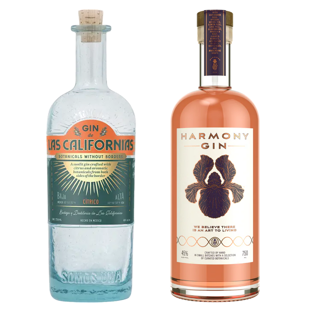 Las Californias Citrico Gin & Harmony Dry Gin Organic Bundle