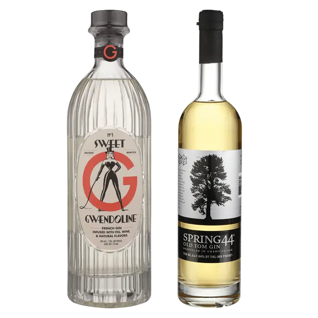 Sweet Gwendoline Dry French Gin & Spring 44 Old Tom Gin Bundle