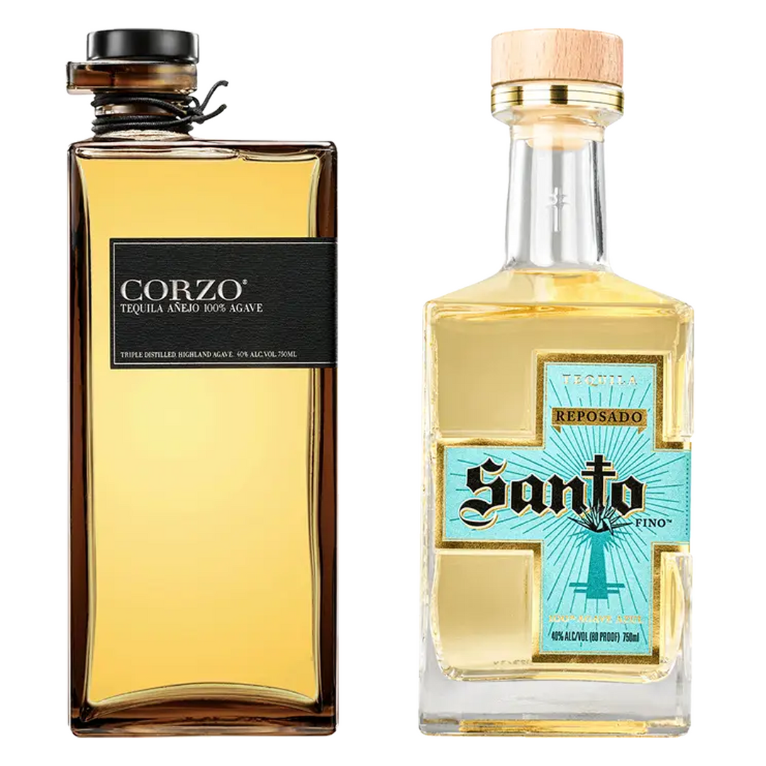 Corzo Tequila Anejo & Santo Tequila Reposado Fino Bundle