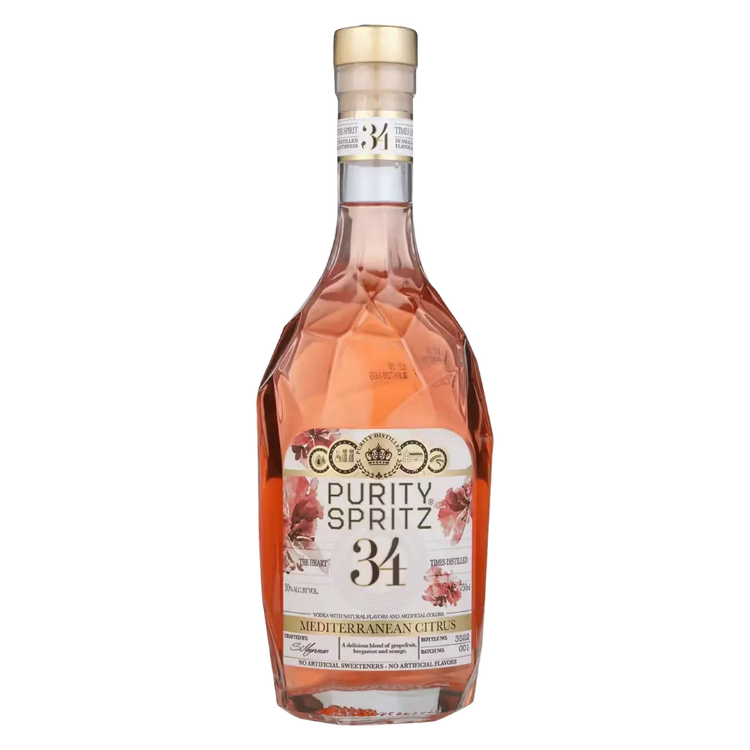 Purity Spritz Meditr Citrus Vodka 50 ml 12 Pack