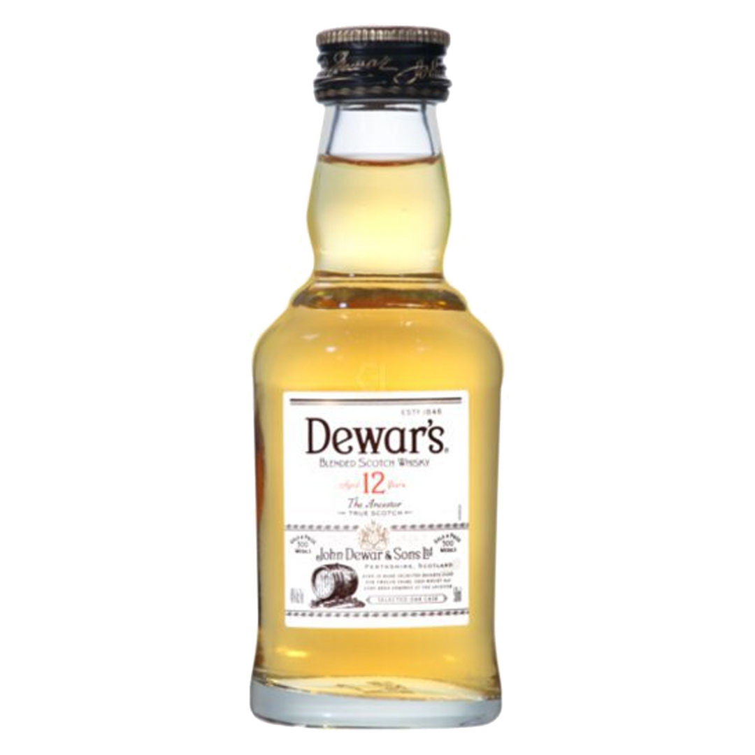 Dewar's Blended Scotch The Ancestor 12 Year 50ml 12 Pack