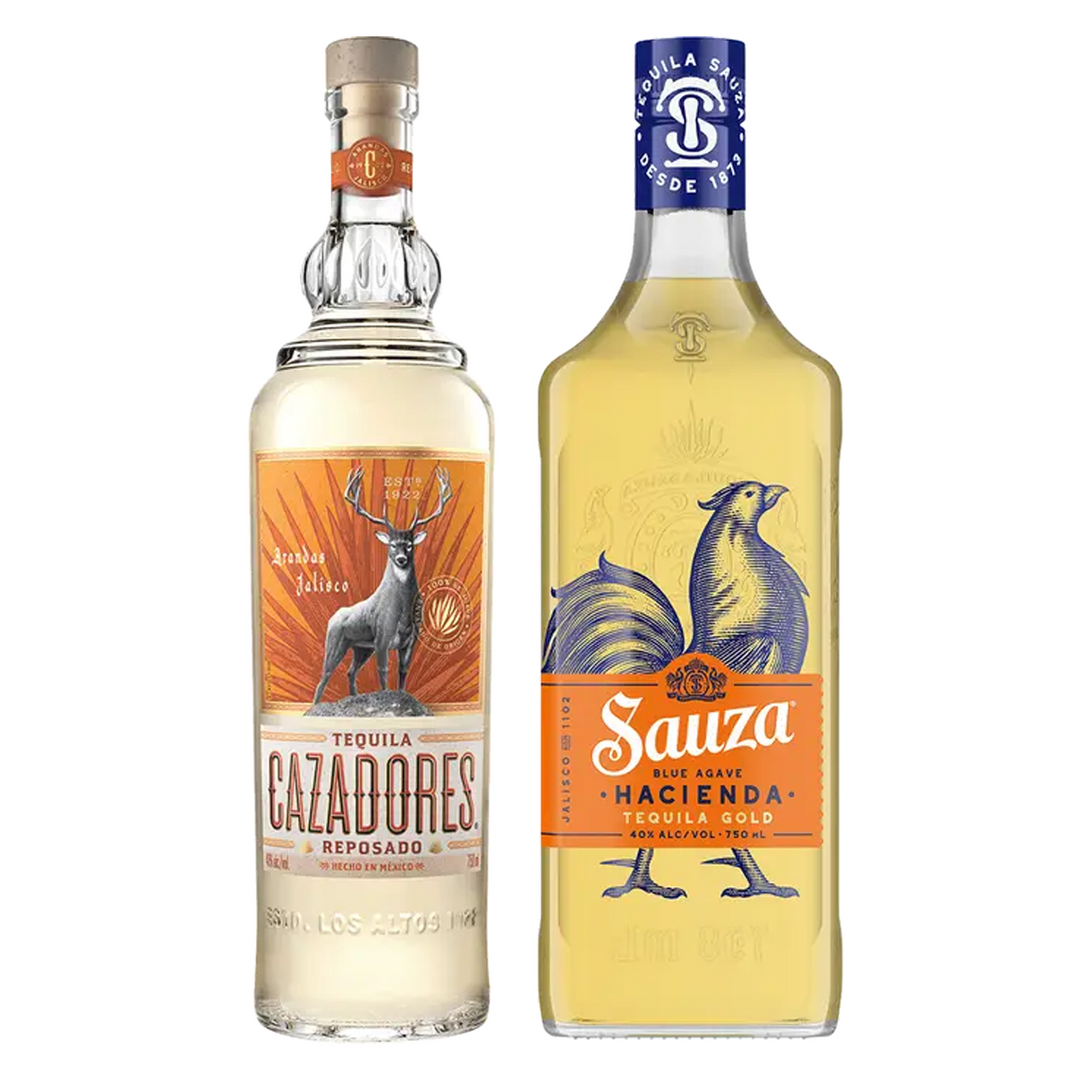 Cazadores Tequila Reposado & Sauza Hacienda Tequila Gold Bundle