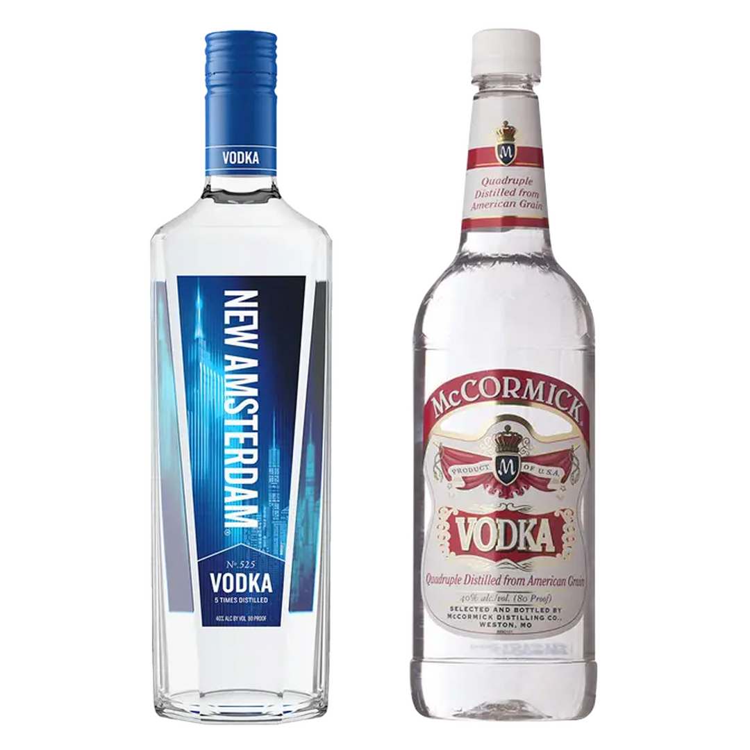New Amsterdam Vodka & McCormick Vodka Bundle