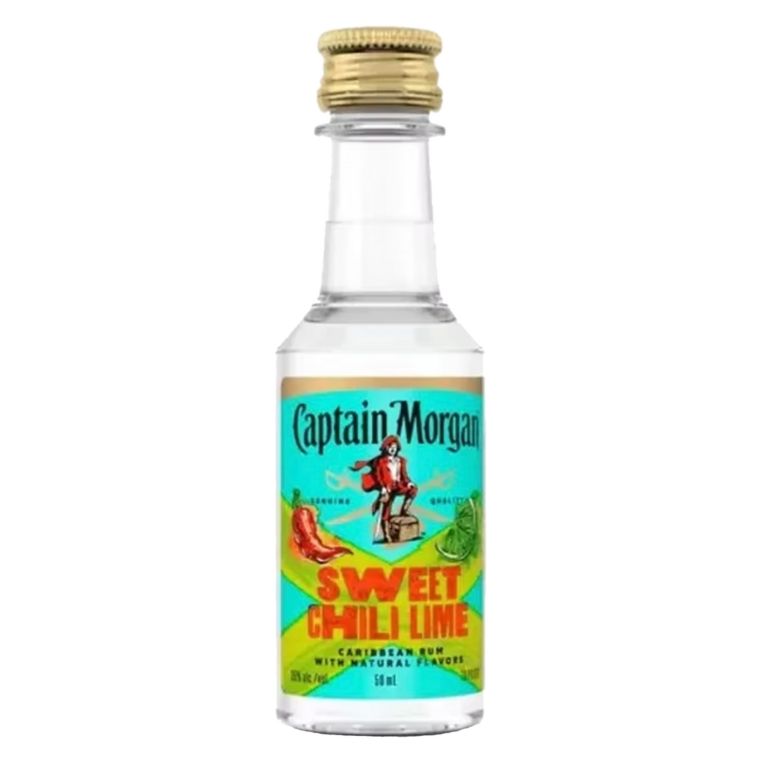 Captain Morgan Sweet Chili Lime Favored Rum 50 ml 10 Pack