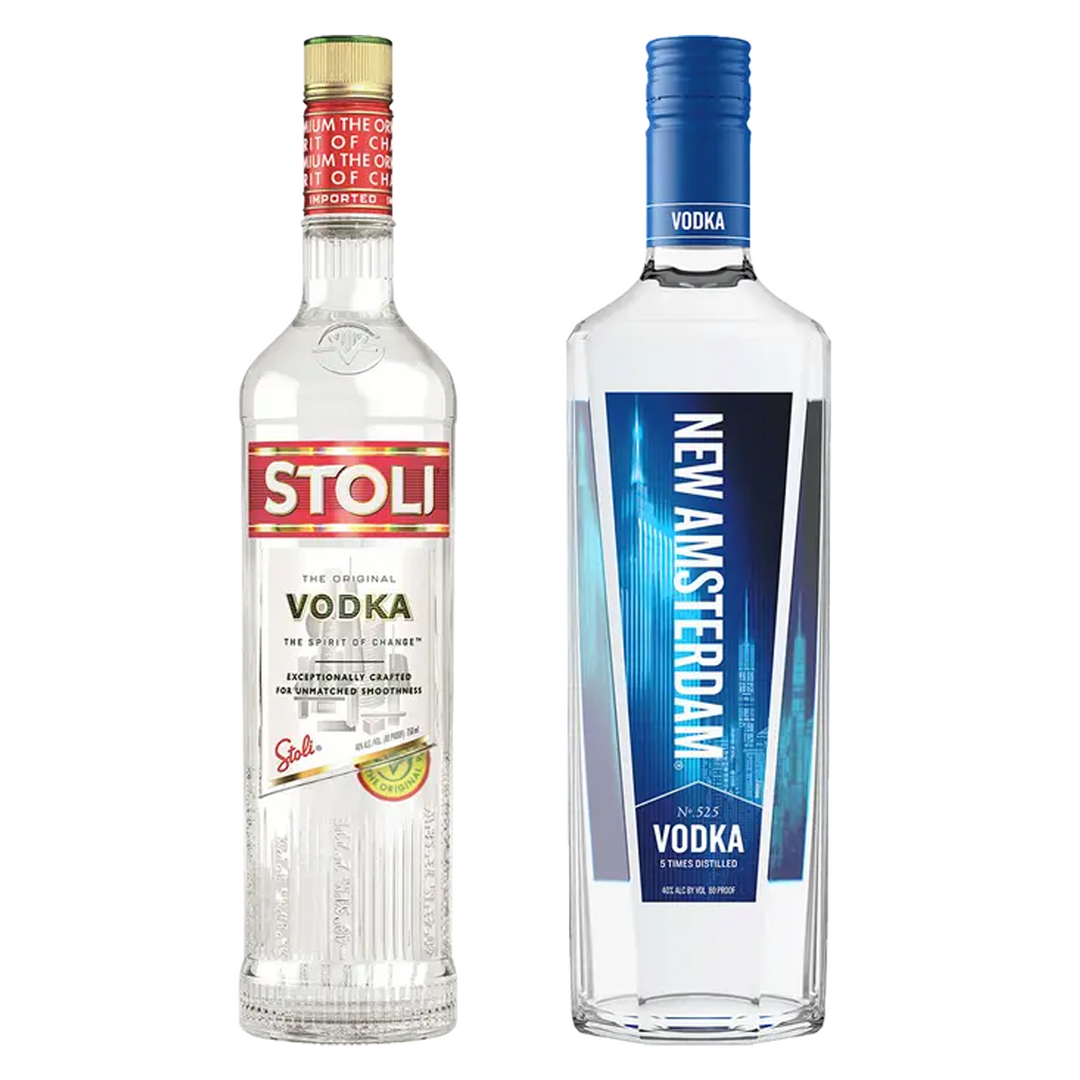 Stoli Vodka & New Amsterdam Vodka Bundle
