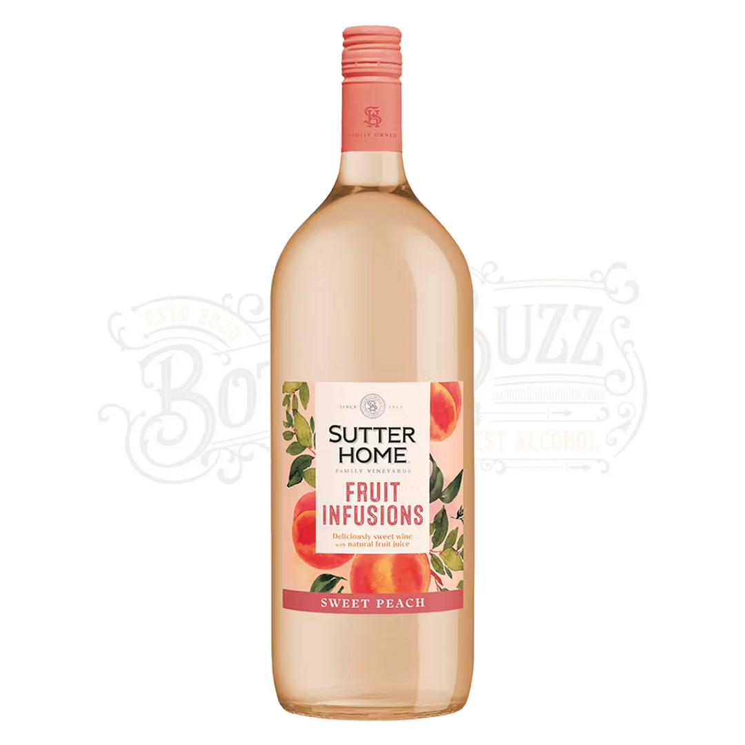 Sutter Home Fruit Infusions Sweet Peach Flavored Wine 1.5 L