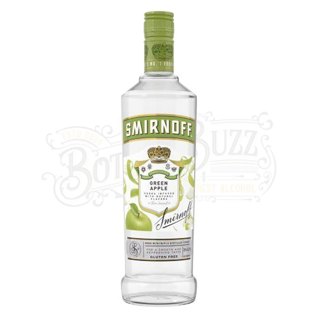 Smirnoff Apple Flavored Vodka Green Apple 1.75L