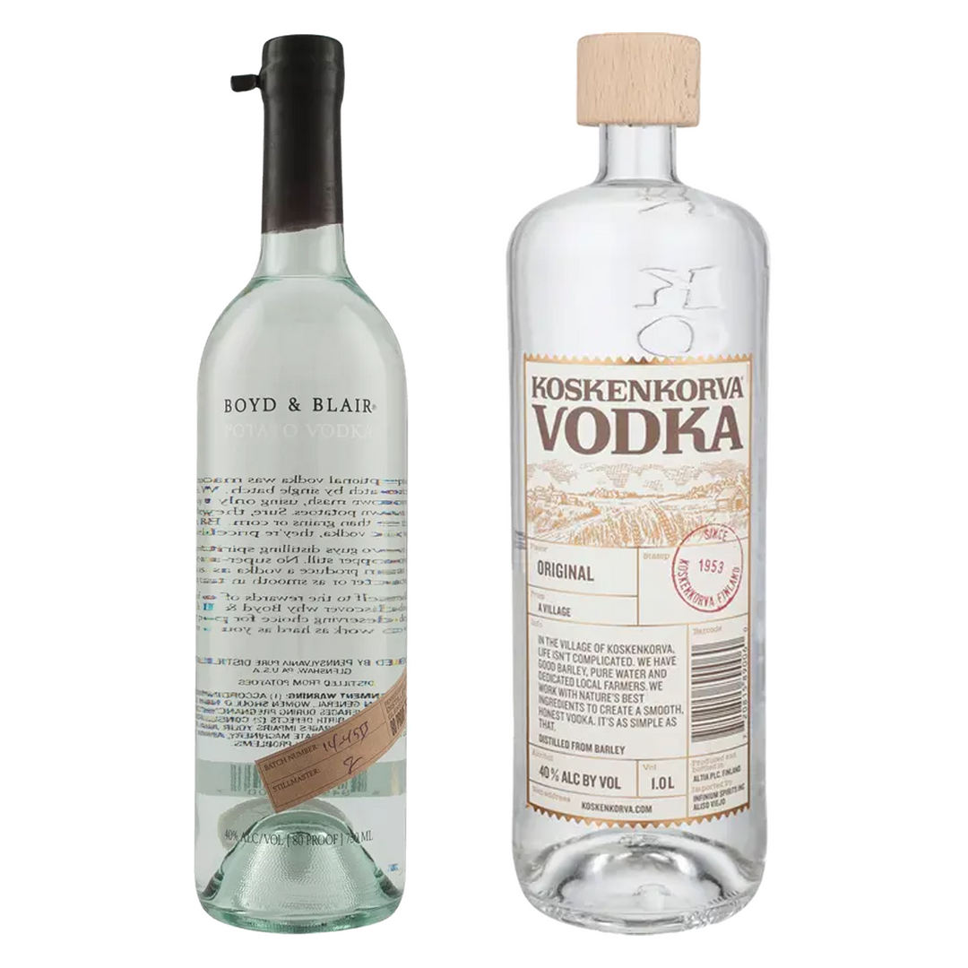 Boyd & Blair Potato Vodka & Koskenkorva Vodka Original Bundle