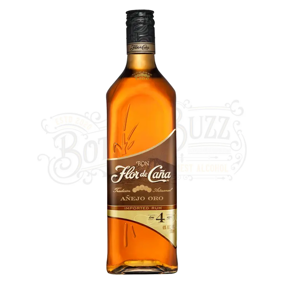 Flor de Cana 4 Year Old Oro Rum 375ml