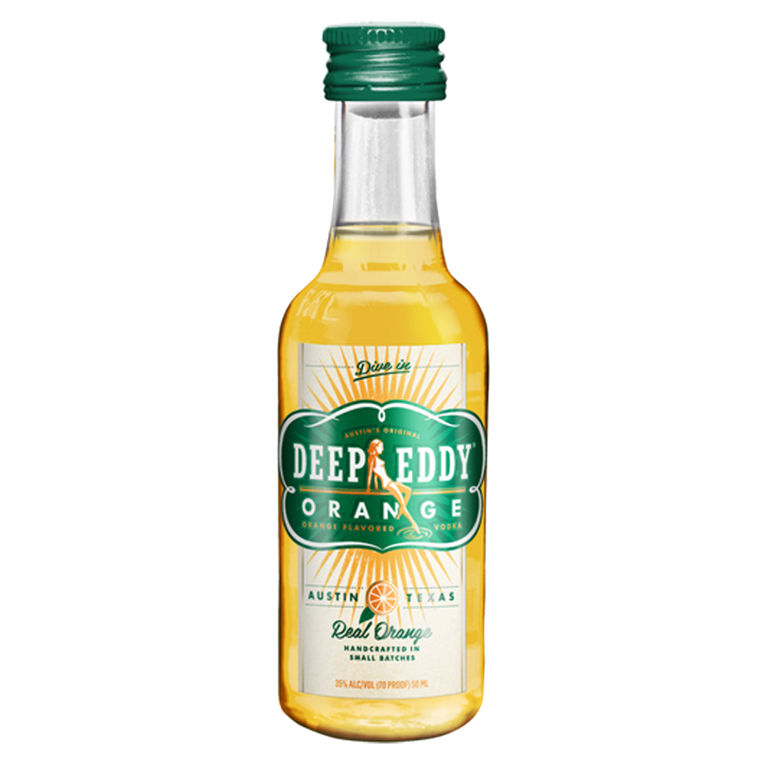 Deep Eddy Orange Flavored Vodka 50ml 10 Pack