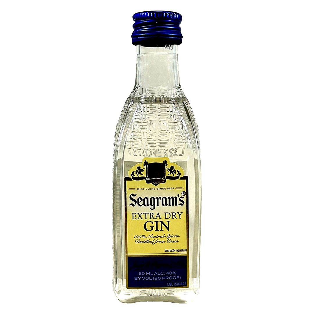 Seagram's Extra Dry Gin 50ml 10 Pack