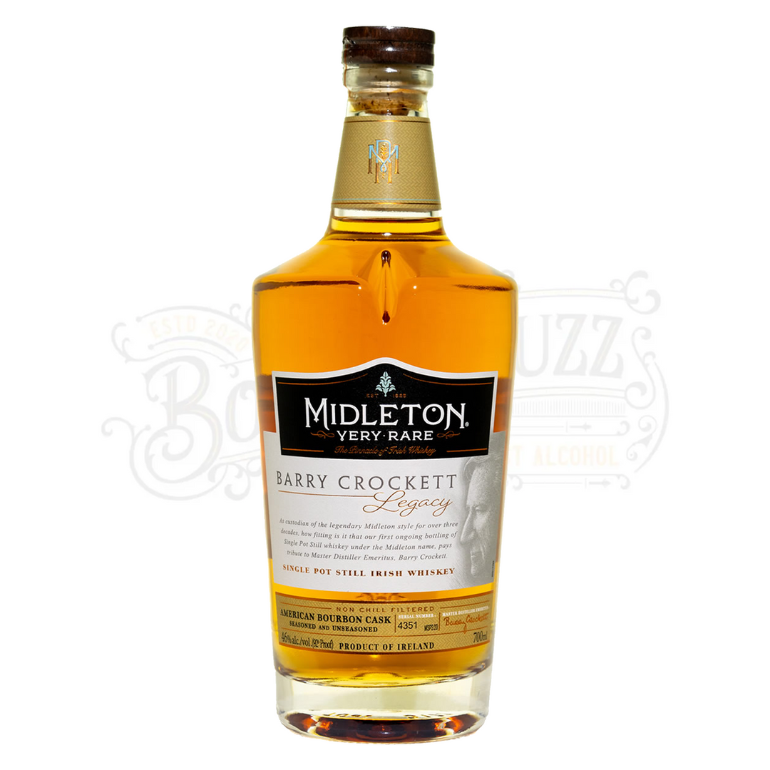 Midleton Single Pot Still Irish Whiskey Barry Crockett Legacy 700ml