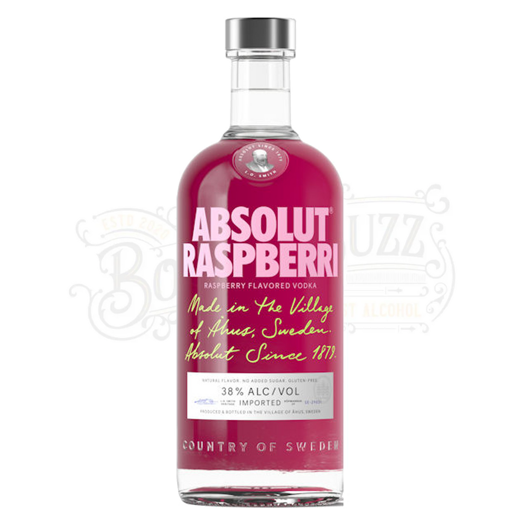 Absolut Raspberry Flavored Vodka 1L