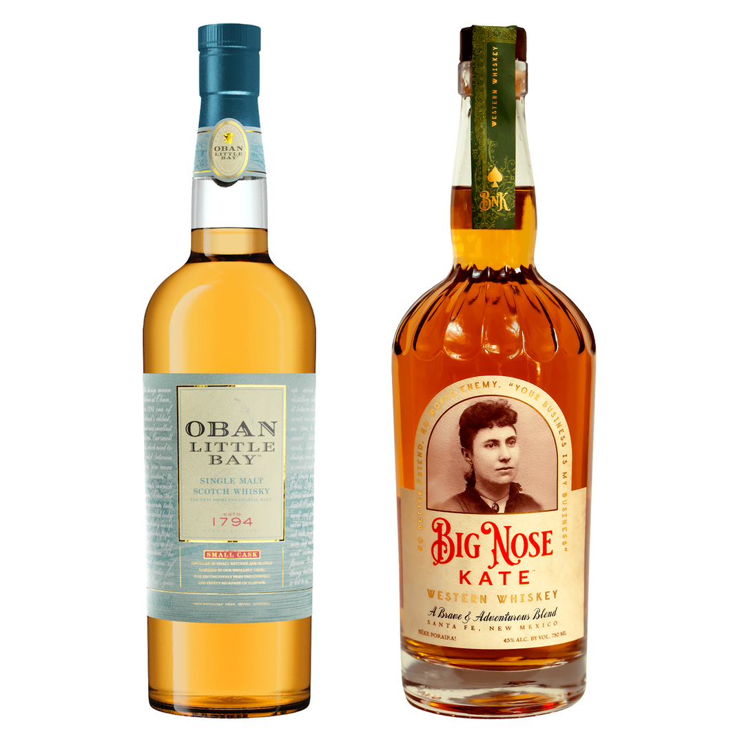 Oban Single Malt Scotch Little Bay Small Cask & Big Nose Kate Blended American Whiskey Bundle