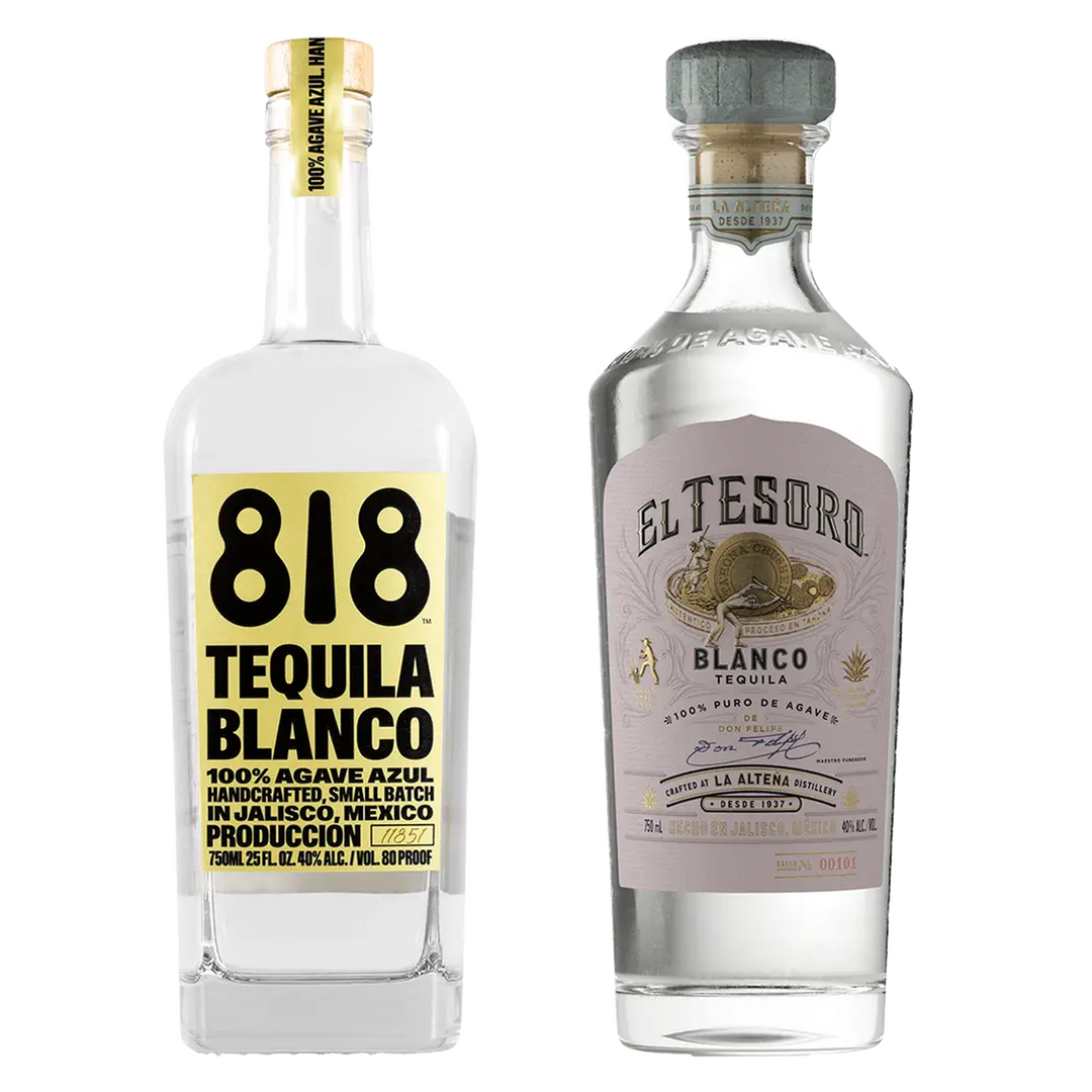 818 Tequila Blanco & El Tesoro Tequila Blanco Bundle