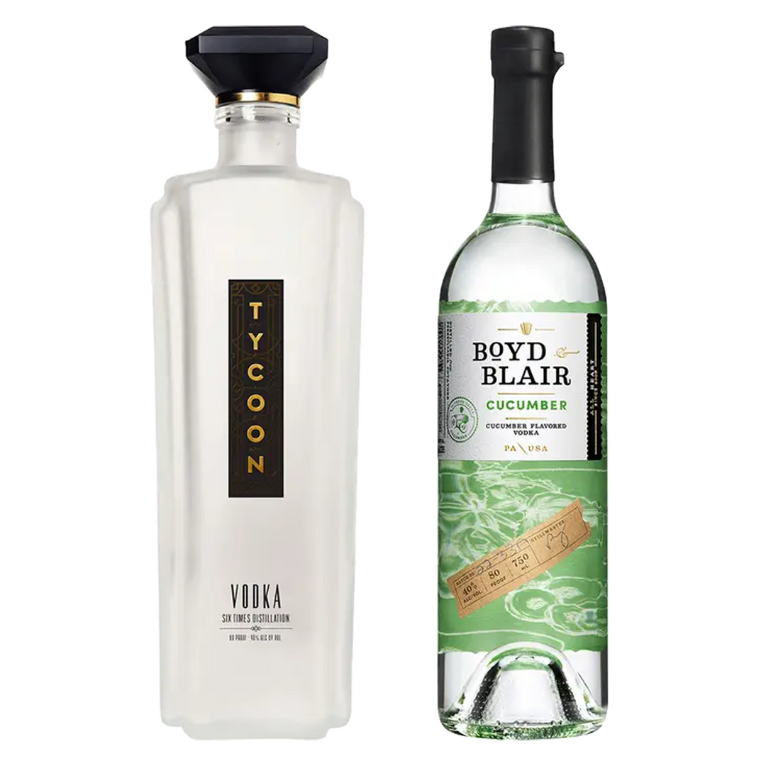 Tycoon Vodka Special & Boyd & Blair Cucumber Flavored Vodka Bundle