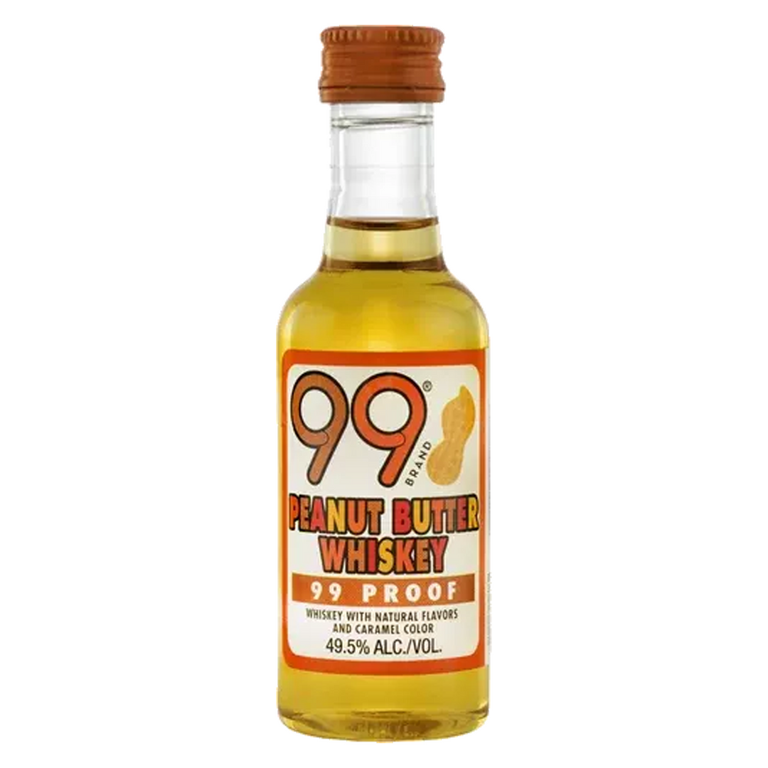 99 Brand Peanut Butter Whiskey 50ml 12 Pack