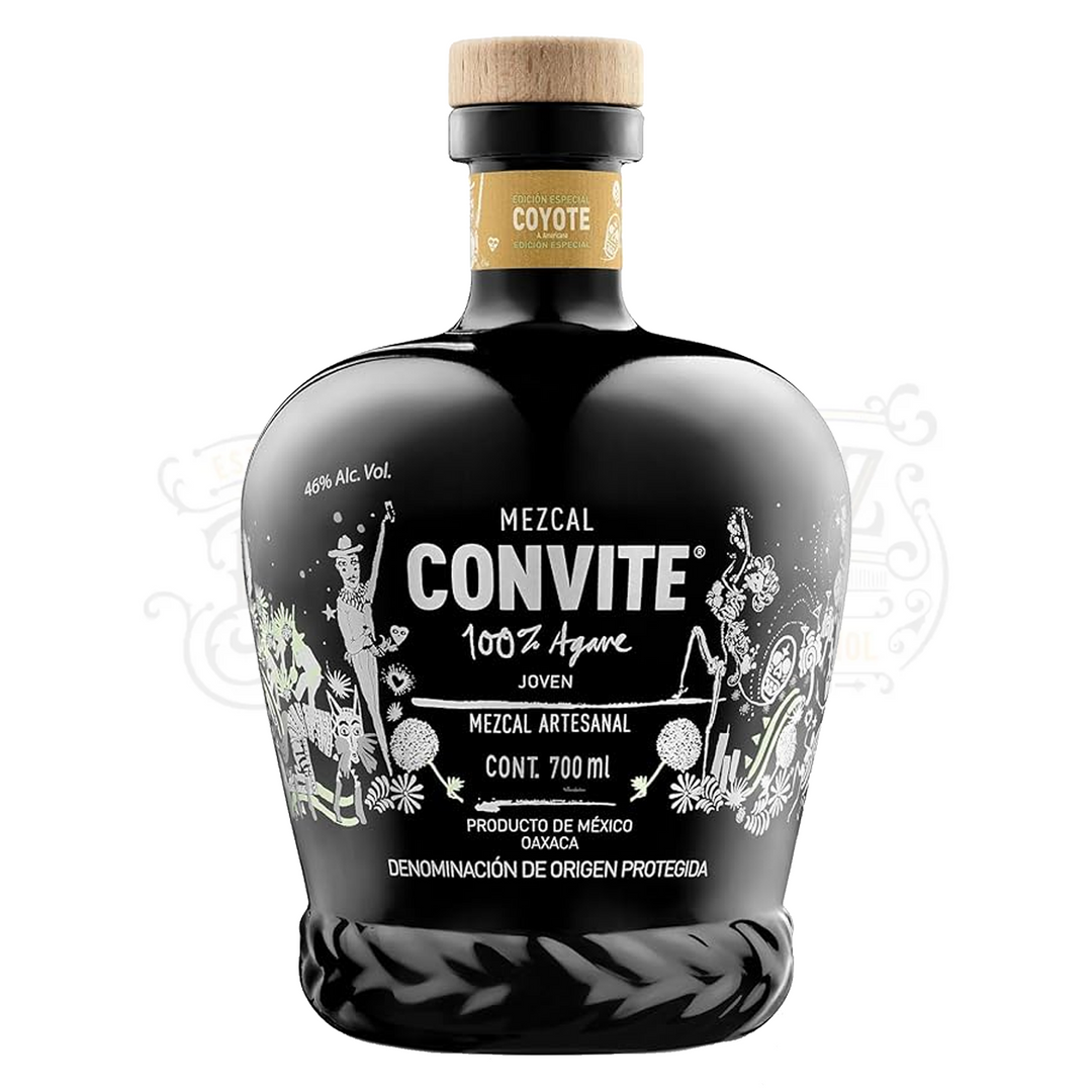 Convite Mezcal Artesanal Joven Coyote Edicion Especial