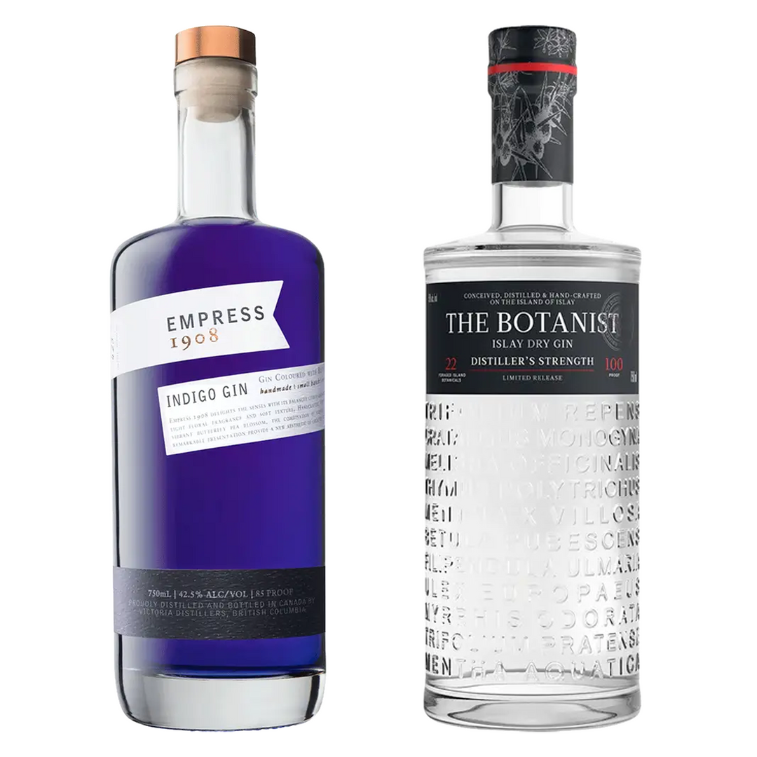 Empress 1908 Gin & The Botanist Islay Dry Gin Bundle