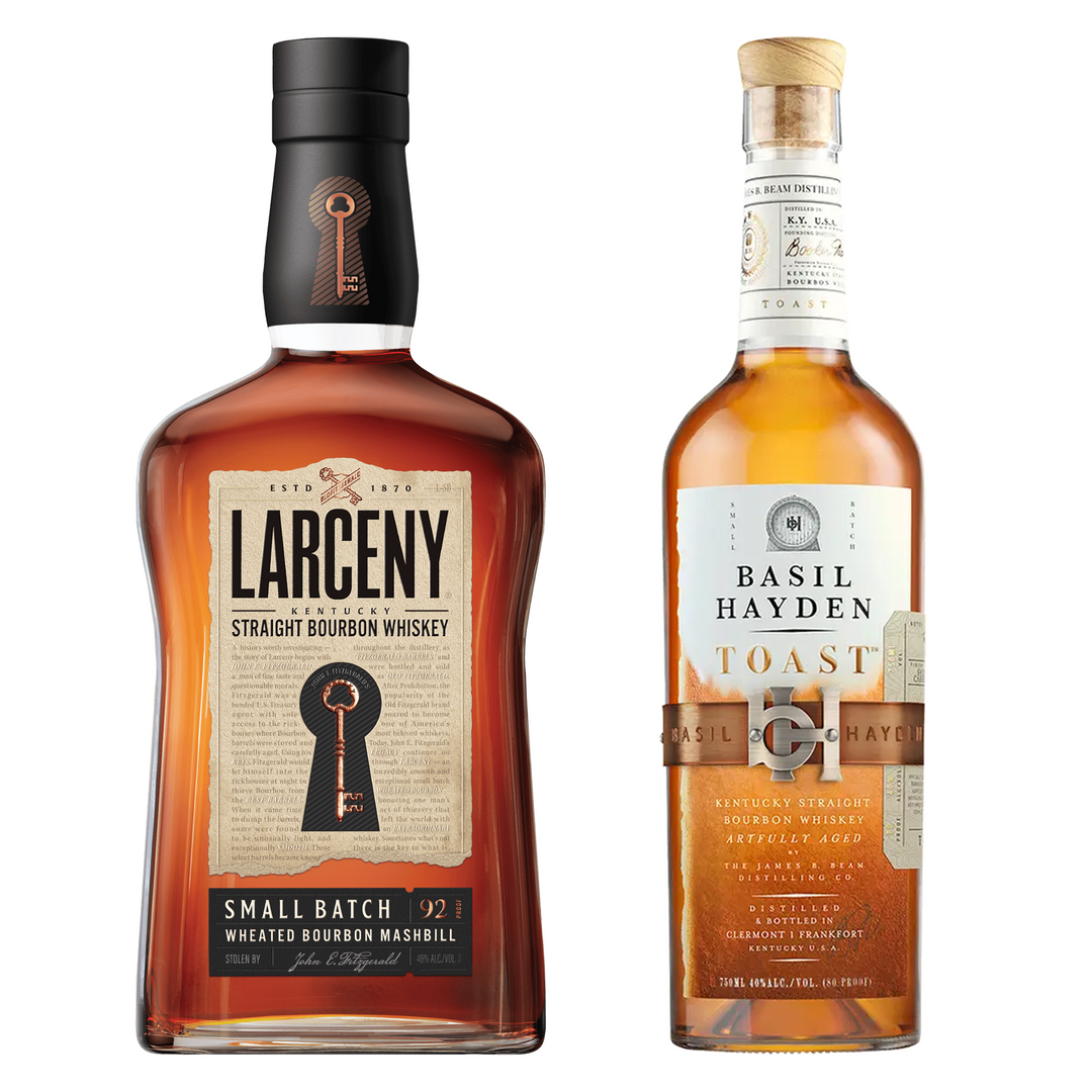 Larceny Straight Bourbon Small Batch & Basil Hayden's Straight Bourbon Toast Small Batch Bundle