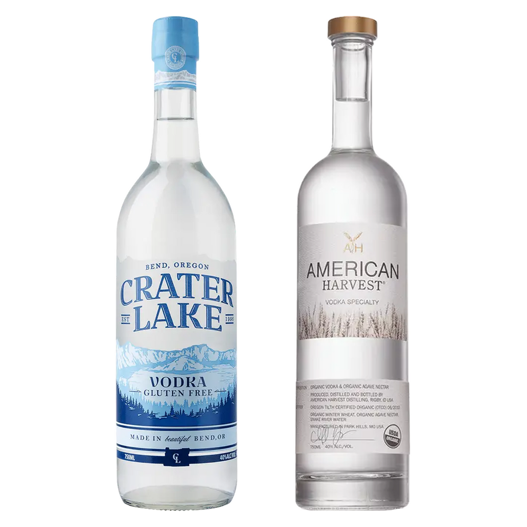 Crater Lake Vodka & American Harvest Organic Vodka Bundle