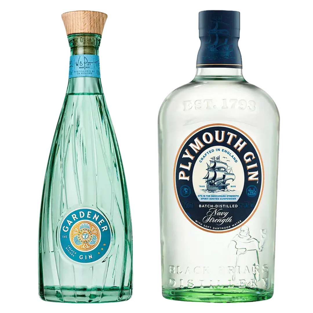 The Gardener Gin & Plymouth Navy Strength Gin Bundle