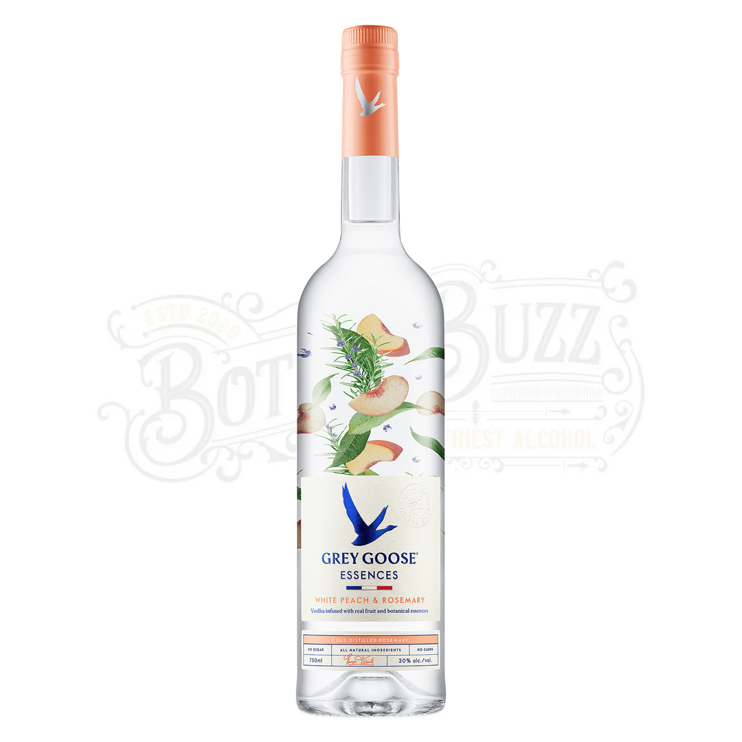 Grey Goose White Peach & Rosemary Flavored Vodka Essences 1L