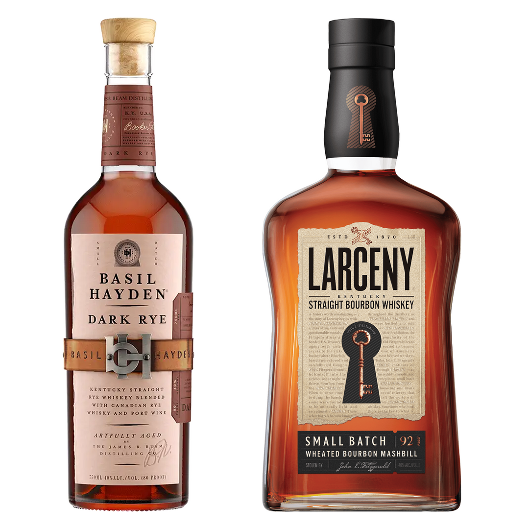 Larceny Straight Bourbon Small Batch & Basil Hayden's Dark Rye Bundle