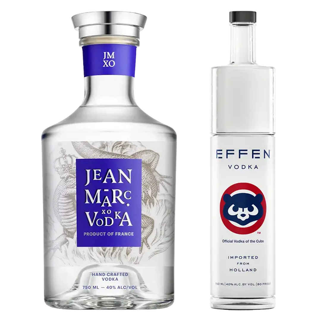 Jean Marc Vodka Xo & Effen Vodka Bundle
