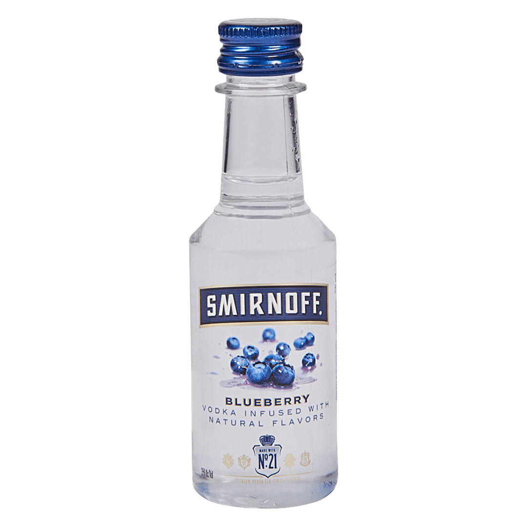 Smirnoff Blueberry Flavored Vodka 50 ml 10 Pack