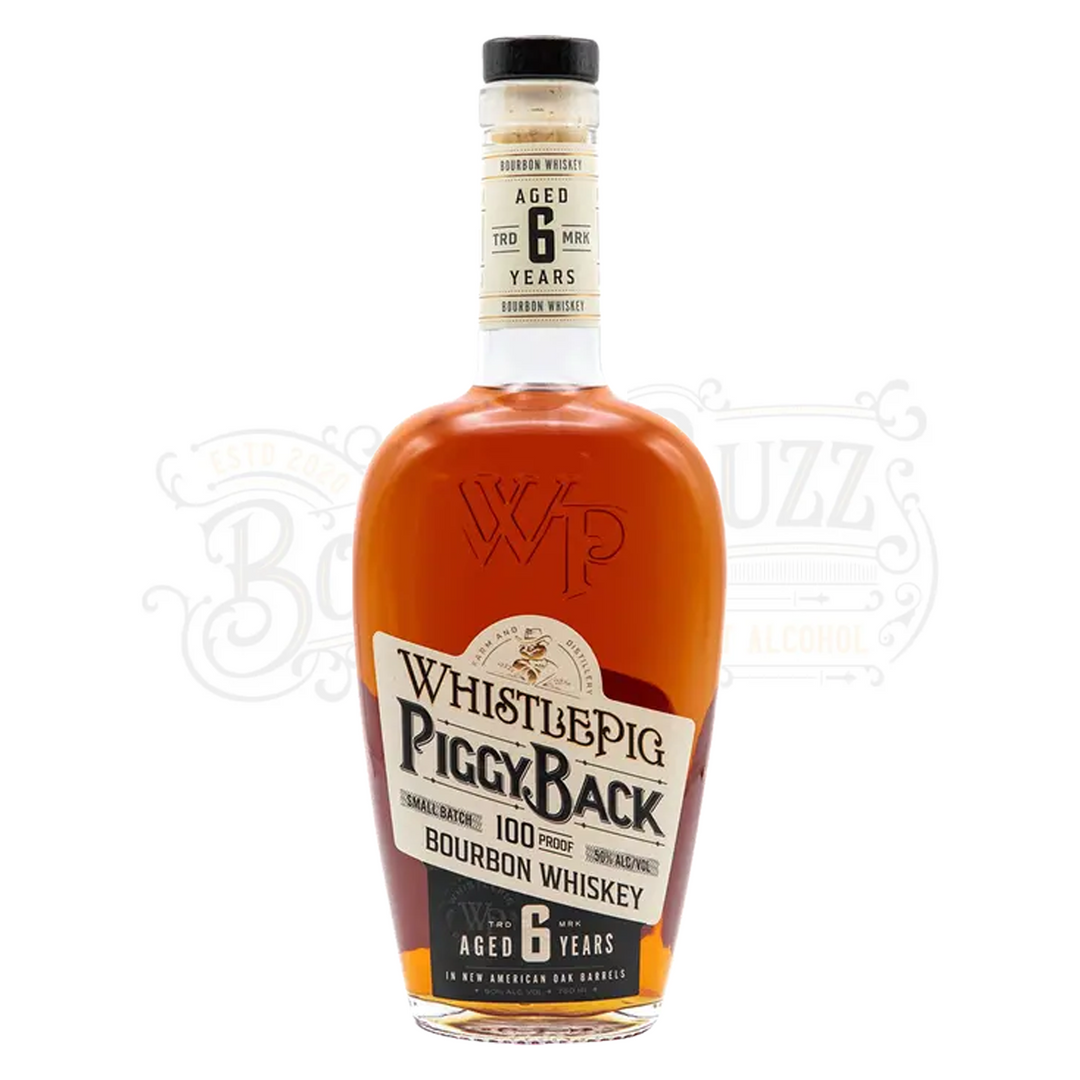 Whistlepig Bourbon Piggyback In New American Oak Barrels 6 Year 1L