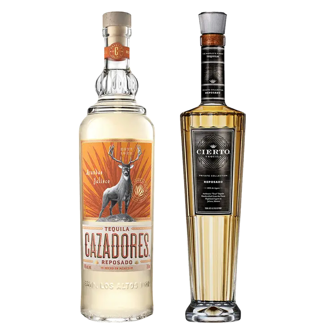 Cazadores Tequila Reposado & Cierto Tequila Reposado Private Collection Bundle