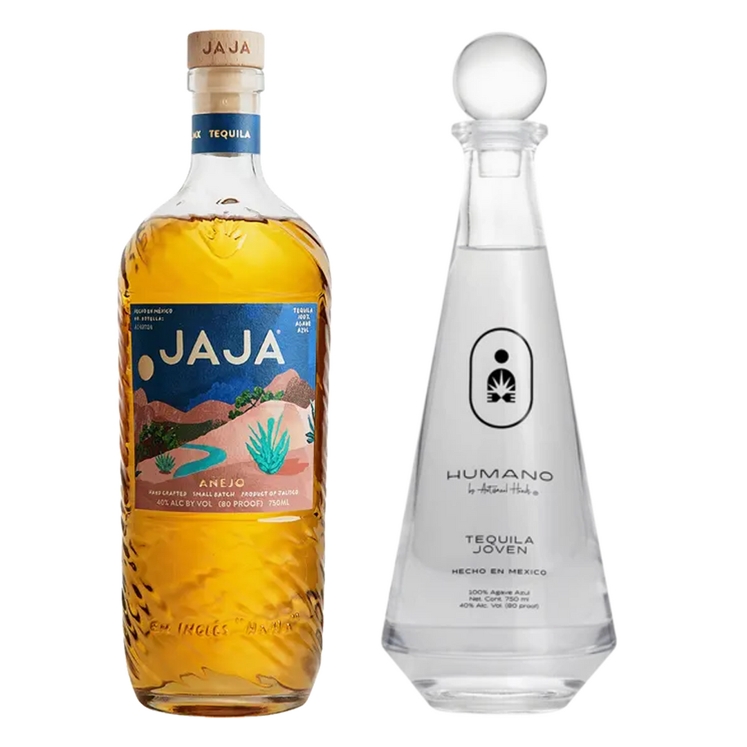 Jaja Tequila Anejo Small Batch & Humano Tequila Joven Bundle