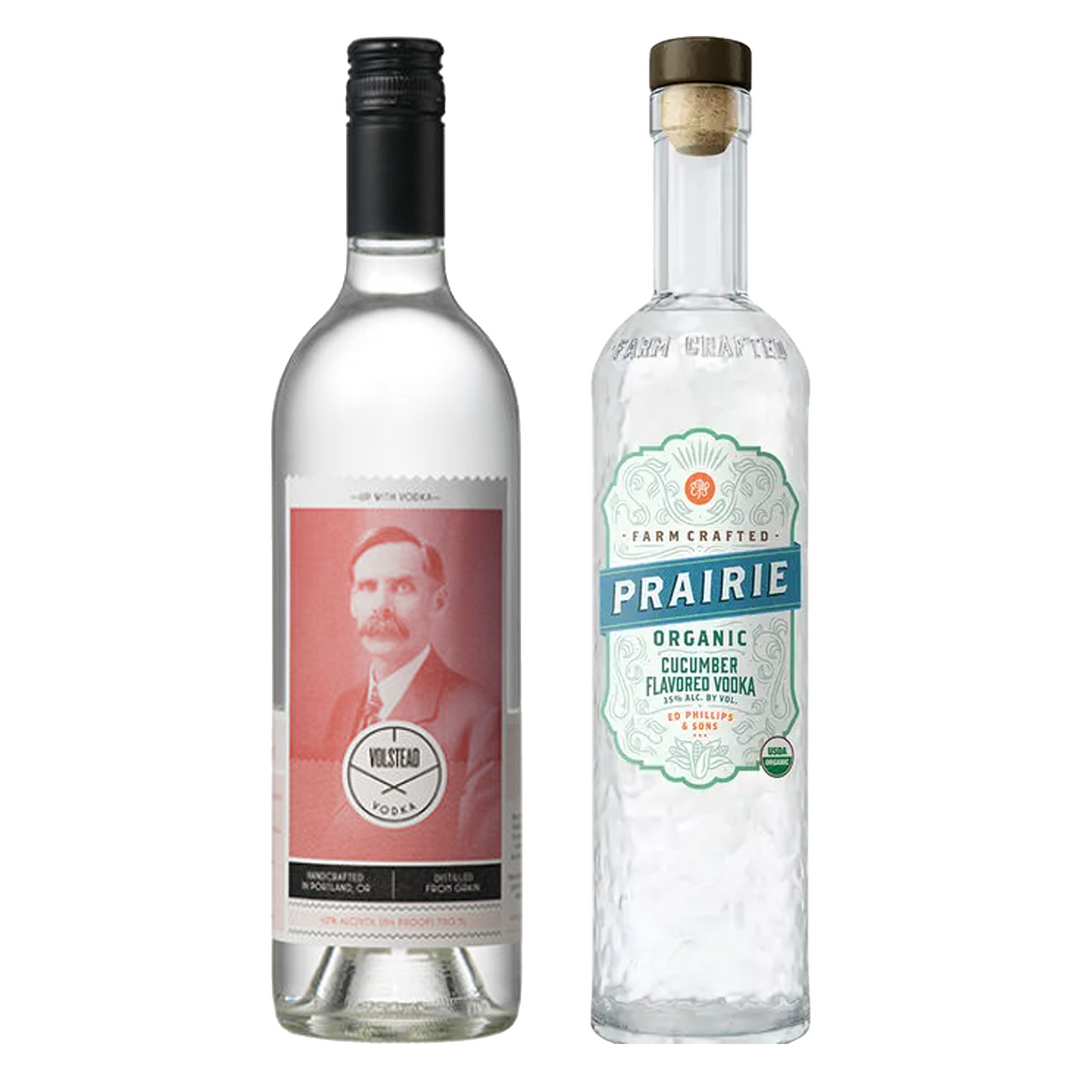 Volstead Vodka & Prairie Cucumber Flavored Vodka Bundle