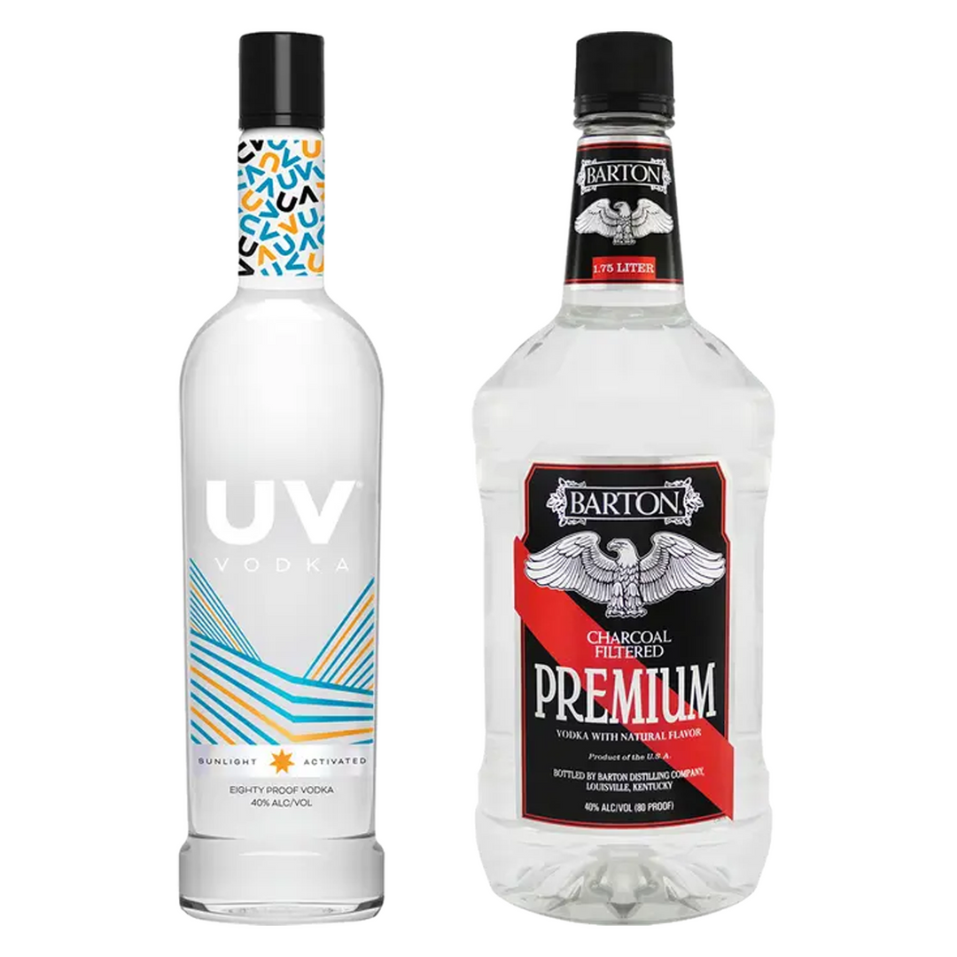Uv Vodka & Barton Vodka Bundle