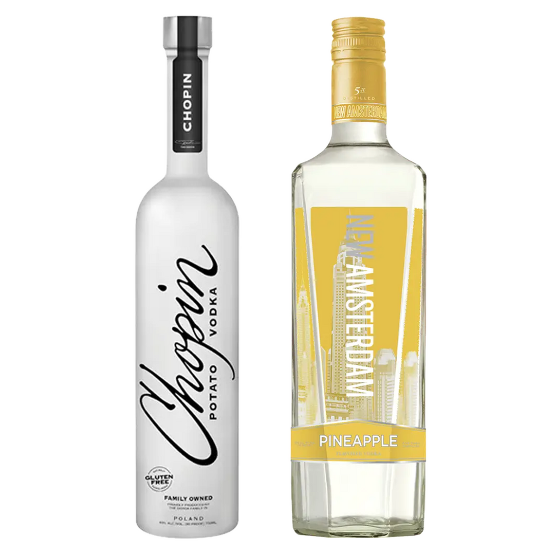 Chopin Vodka & New Amsterdam Pineapple Vodka Bundle